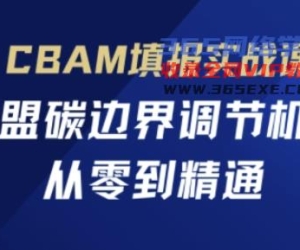 CBAM填写实战演练课，欧盟**碳界限调控机制，从零到熟练