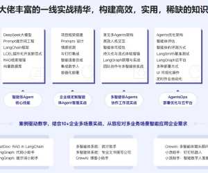 AI Agent从0到1定制开发 全栈/全流程/企业级落地实战