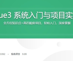 （最新升级）Vue3入门与项目实战 掌握完整知识体系