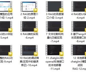 手把手带你从0到1实现大模型RAG