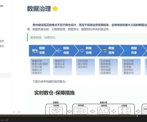 从0到1学习数据仓库与数据治理（价值298）