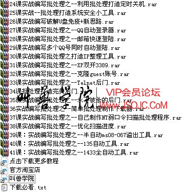 新世纪网安VIP_批处理教程