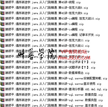 java教程,java从入门到精通