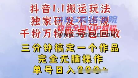 2025抖音视频纯运送过原创设计，运单号日入3张